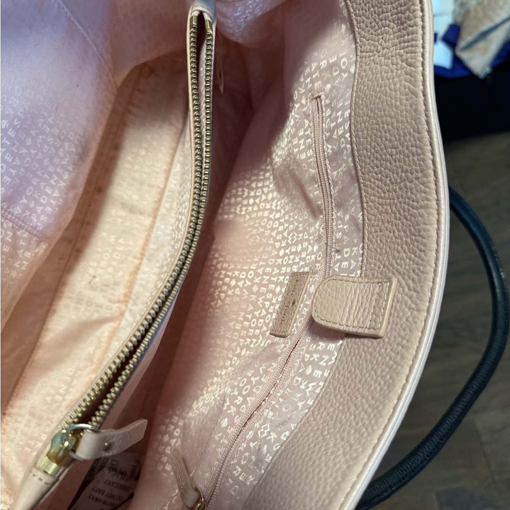 Kate Spade Leather Tote with Black Accents. Fixer upper. - Picture 8 of 9